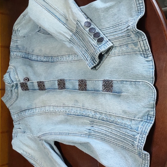 DG2 by Diane Gilman Embellished Denim Jacket - Picture 8 of 13